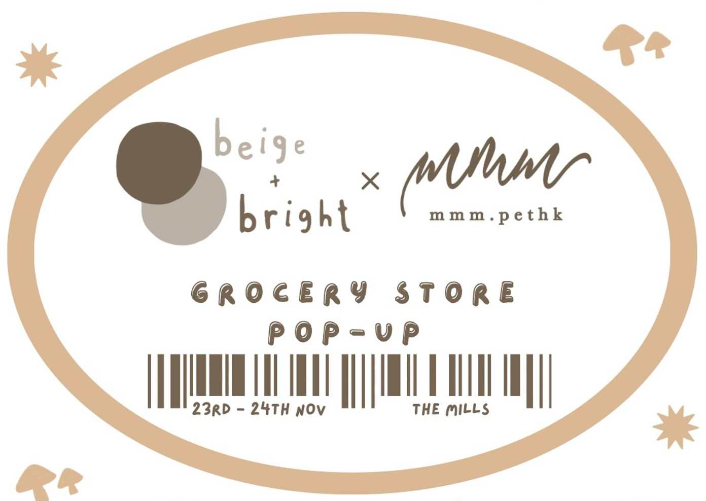 ｜MMM X Beige + Bright 雜貨店｜