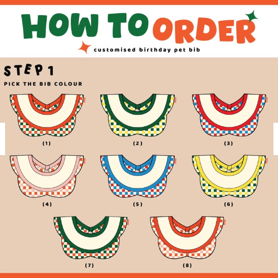 BIRTHDAY BIB 生日巾系列